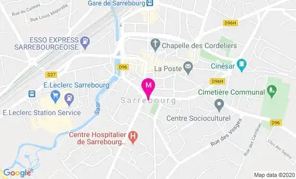 Localisation Dr Jean Luc Brua