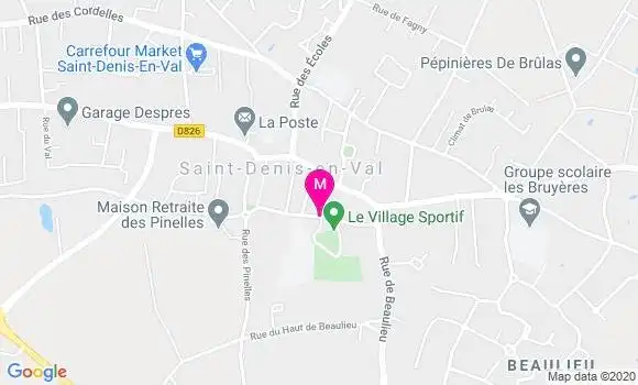 Localisation Dr Patrick Defremont