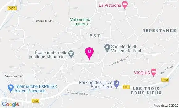 Localisation Dr Delphine Ermeneux