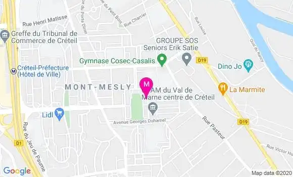 Localisation Dr Audrey de Vecchi