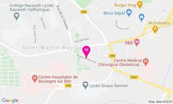 Localisation Dr Jocelyn Lesage