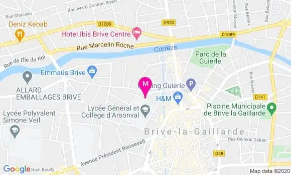 Localisation Dr Nathalie Florenty