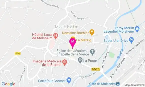 Localisation Dr Michel Blum