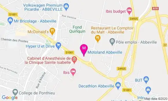Localisation Dr Denis Laude