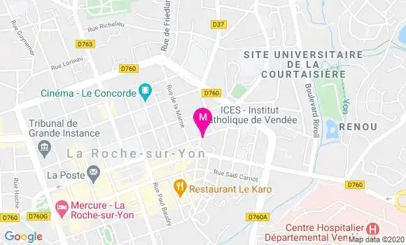 Localisation Dr Claude Huart