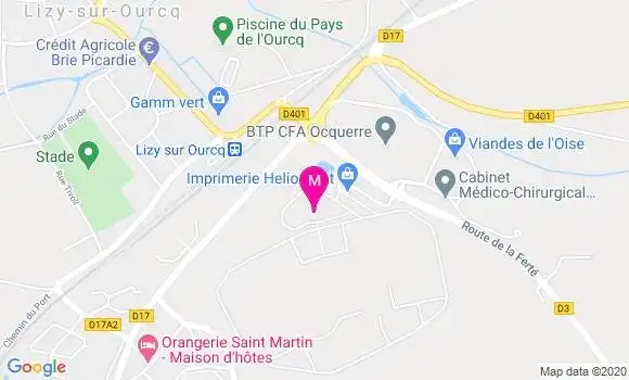 Localisation Dr Marie Odile Streith