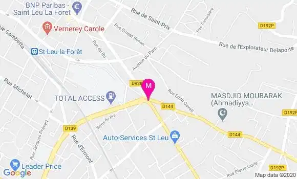 Localisation Dr Pierre Yves Luxey
