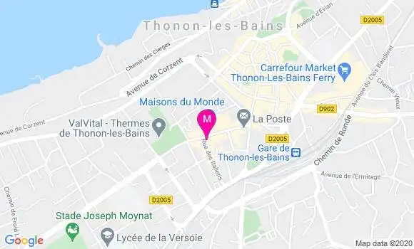 Localisation Dr Marc Vallas