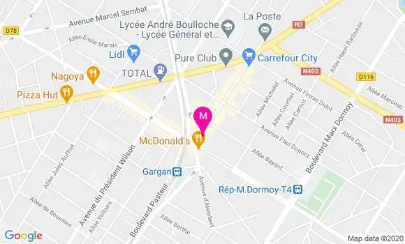 Localisation Dr Lionel Nahory