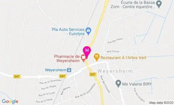 Localisation Dr Elisabeth Tourres Werle