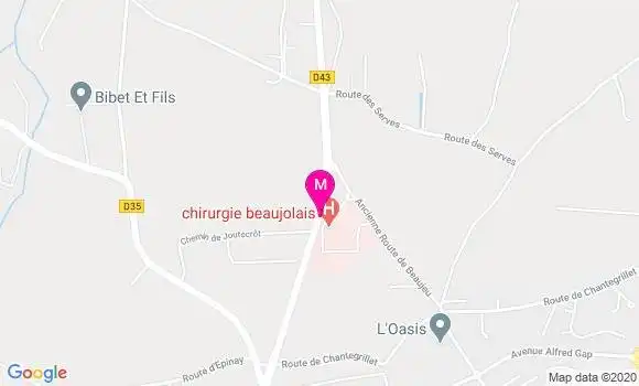Localisation Dr Nicolas Claudel