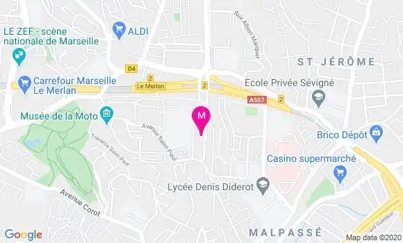 Localisation Dr Jean Marie Menichetti