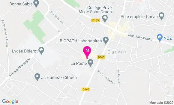 Localisation Dr Catherine Vandercruyce