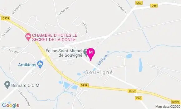 Localisation Dr Maureen Gérard Rosevegue
