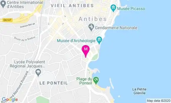 Localisation Dr Jacques Pagliuzza