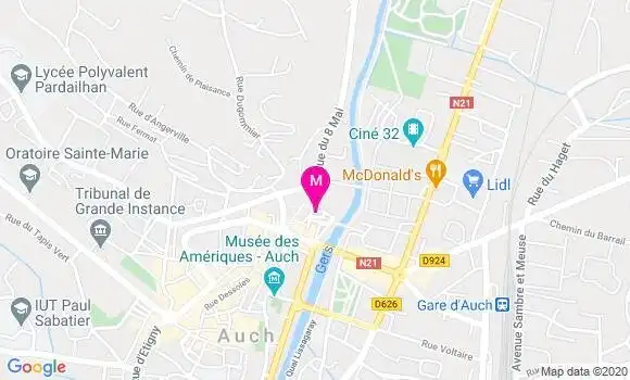 Localisation Dr Catherine Hebert Cancio
