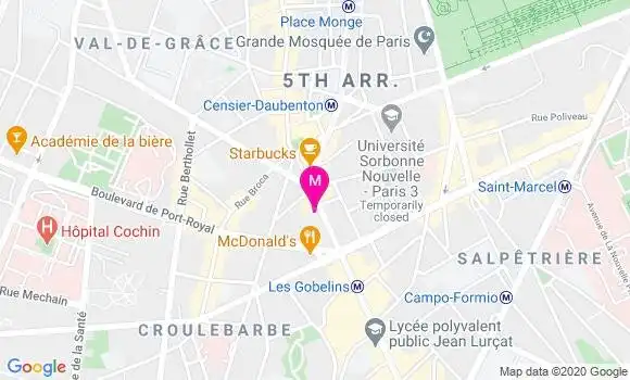 Localisation Dr Jean Jacques Gorog
