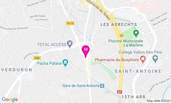 Localisation Dr Caroline Poulain