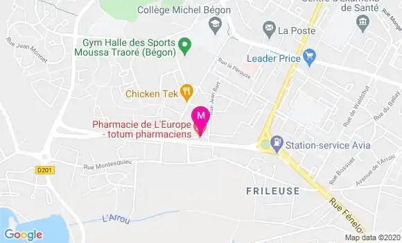 Localisation Dr Annie Enfoux