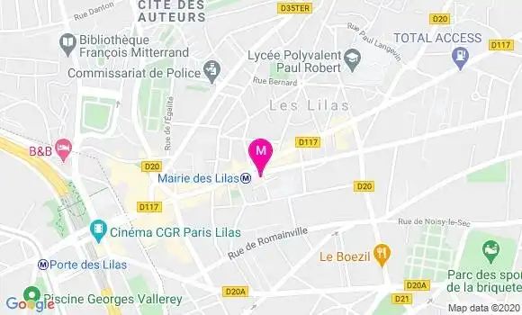 Localisation Dr Thierry Gombeaud