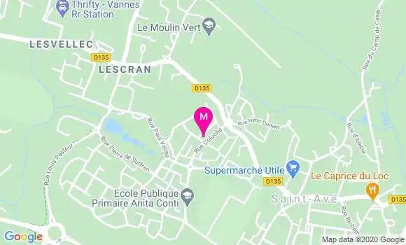 Localisation Dr Catherine Dubot