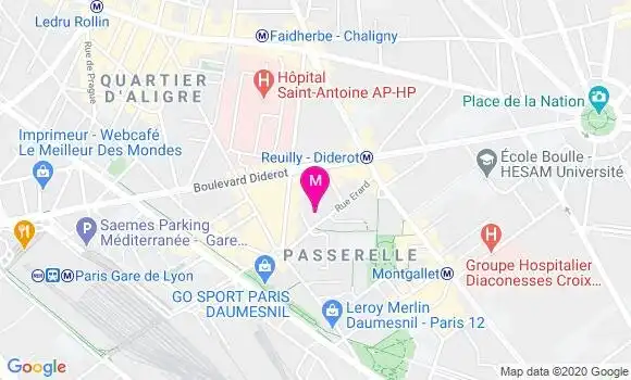 Localisation Dr Paul Pariente