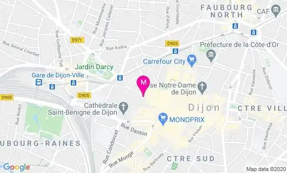 Localisation Dr Corinne Paquient