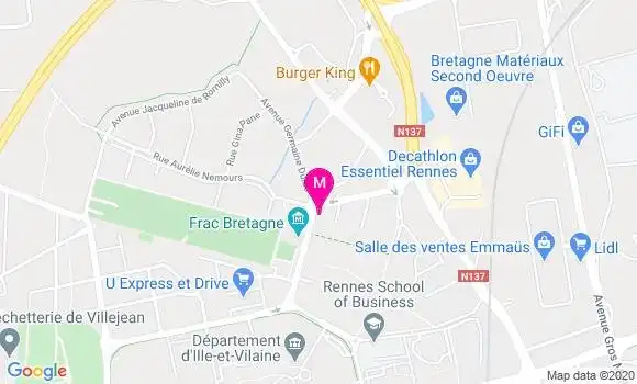Localisation Dr Patrick Sinquin