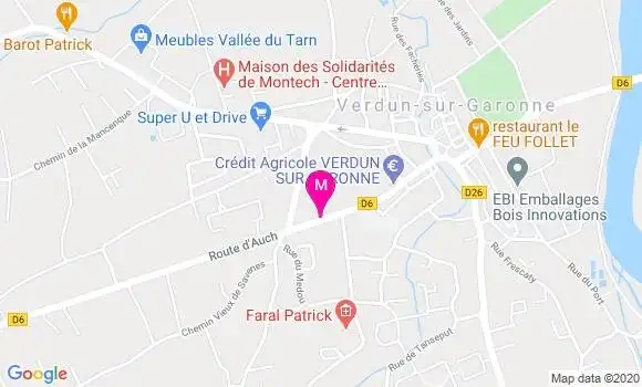 Localisation Dr Corinne Ourliac