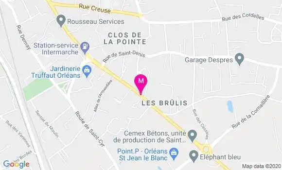Localisation Dr Pascal Courcelles