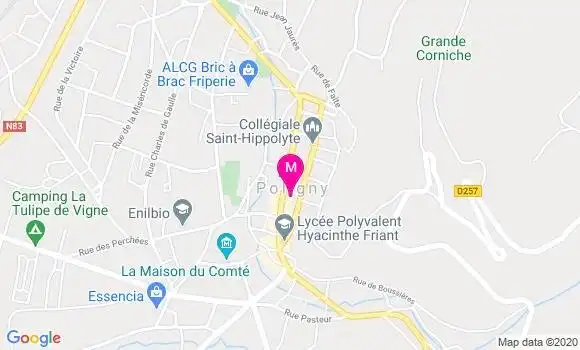 Localisation Dr Gilles Mougin