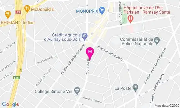 Localisation Dr Jean Paul Thomas