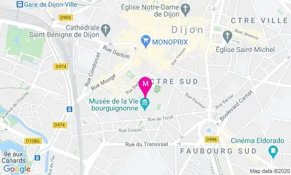 Localisation Dr Jacques Bouhey