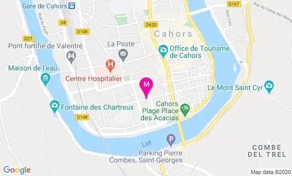 Localisation Dr Patrick Vignoboul