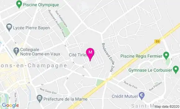 Localisation Dr Sylvie Fontaine