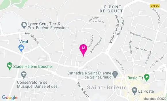 Localisation Dr Gilles Guegant