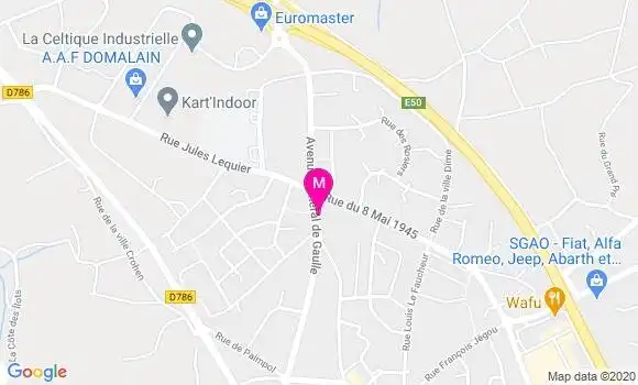 Localisation Dr Chantal Moy