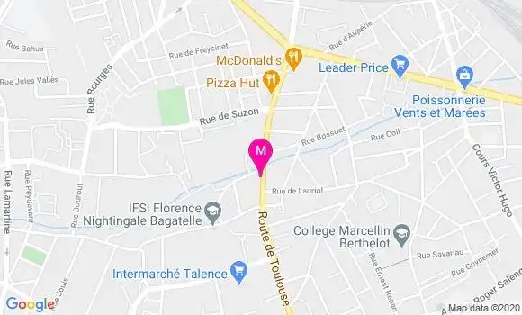 Localisation Dr Michel Neycensas