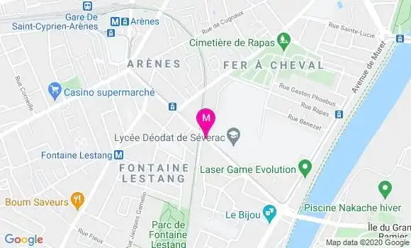 Localisation Dr Marc Saysset