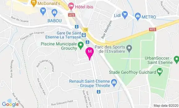 Localisation Dr Michel Sauvage