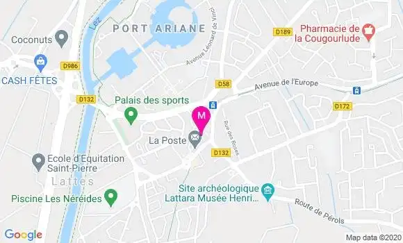 Localisation Dr Corinne Bruniquel Gourlet