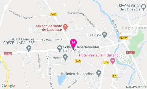 Localisation Dr Philippe Davy