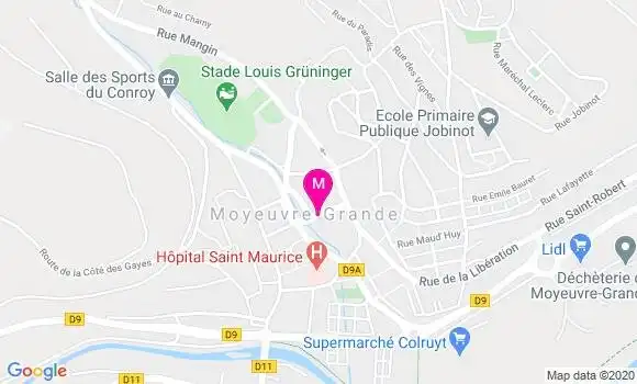 Localisation Dr Nathalie Orben