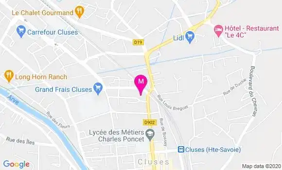 Localisation Dr David Fragnieres