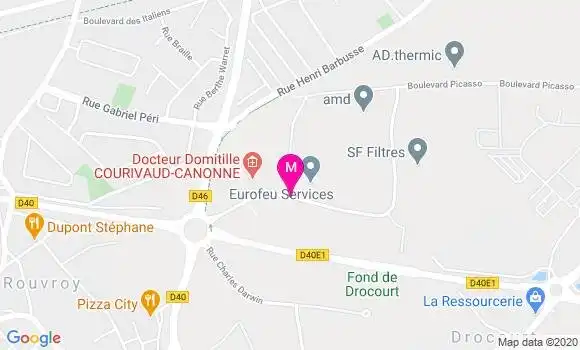 Localisation Dr Bertrand Taillefer