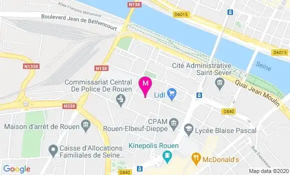 Localisation Dr Laurence Gaillard