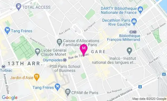 Localisation Dr Christine Letournel