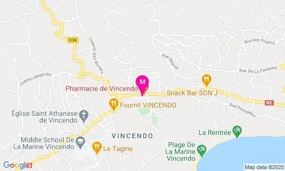 Localisation Dr Mireille Rajoharison