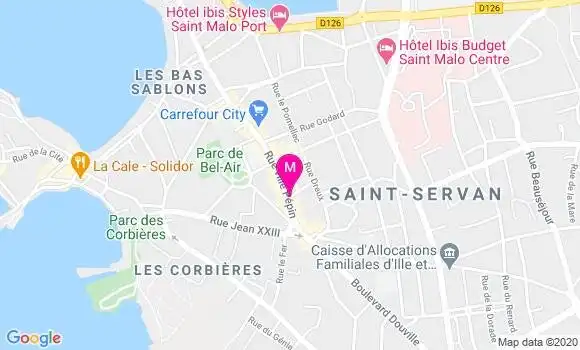 Localisation Dr Philippe Bodin