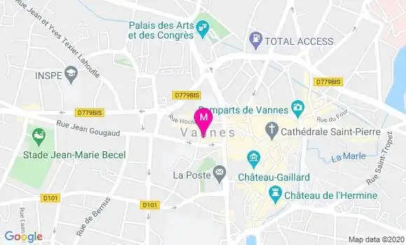 Localisation Dr Eric Trioux